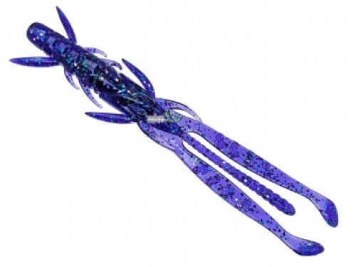 Силикон Fishup Shrimp 3,0" 060 - Dark Violet/Peacock & Silver (9шт/уп)