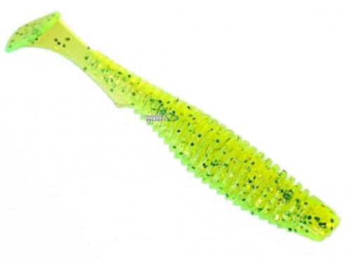 Силикон Fishup U-Shad 3,5" 026 - Flo Chartreuse/Green