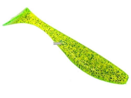 Силикон Fishup Wizzle Shad 3,0" 026 - Flo Chartreuse/Green (8шт/уп)