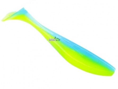 Силікон Fishup Wizzle Shad 3,0" 206 - Sky/Chartreuse (8шт/уп)