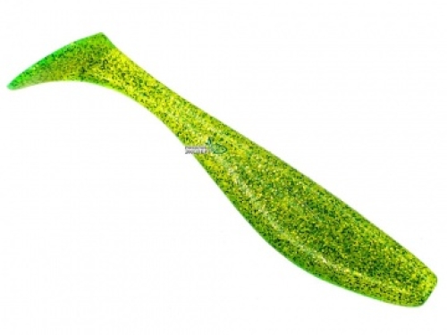 Силікон Fishup Wizzle Shad 5,0" 026 - Flo Chartreuse/Green (4шт/уп)