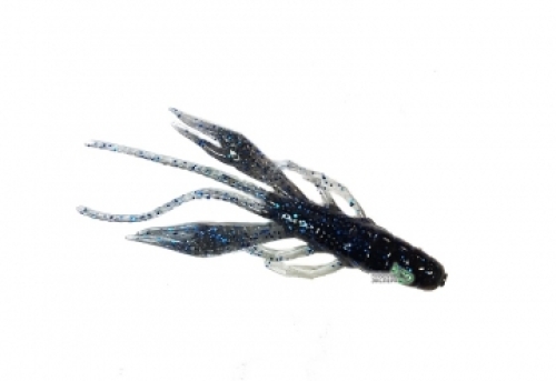 Силикон Jackall Waver Shrimp 2.8" Black/Blue Shrimp (8шт/уп)