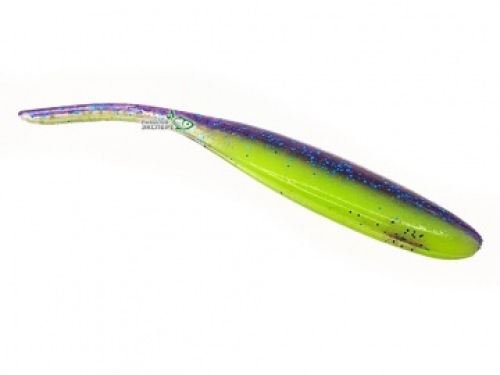 Силікон Keitech Shad Impact 4,0" - pal#06 Violet Lime Berry
