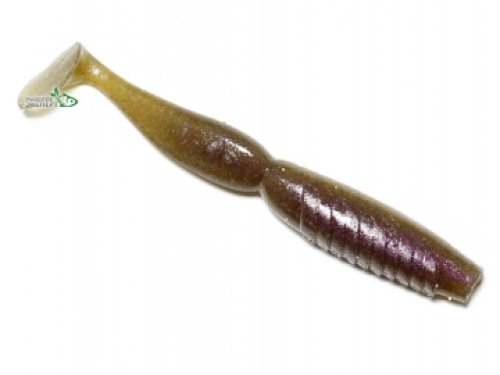 Силікон Megabass Spindle Worm 3,0" UV Avocado Purple