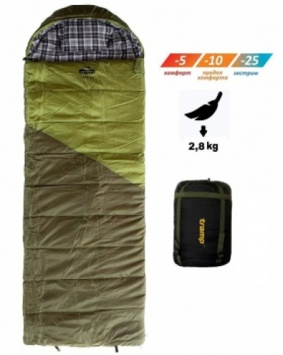Спальный мешок одеяло Tramp Kingwood Regular 220/80 левосторонний (TRS-053R-L)