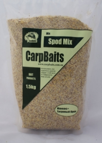 Прикормка Carp Baits Spod Mix Кокос-Тигровый Орех 1.5кг