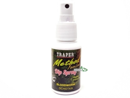 Спрей Traper Dip Spray Method Feeder 50г Bloodworm (Мотыль)