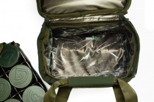 Сумка Trakker NXG Bait Bag, 6 банок для насадок