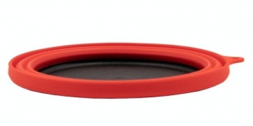 Тарелка Tramp силиконовая с пластиковым дном 550мл terracota (UTRC-123-terracota)