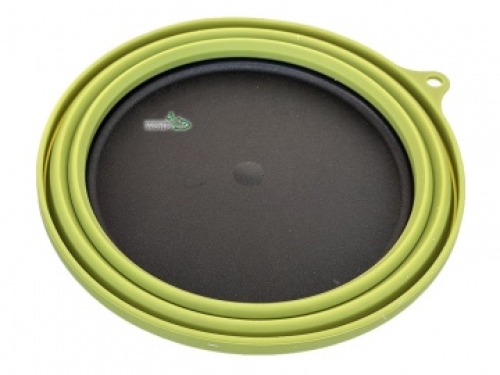 Тарелка Tramp силиконовая с пластиковым дном 550мл olive (TRC-123-olive)