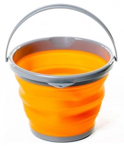 Ведро Tramp складное, силиконовое оранж 10л (TRC-091-orange)