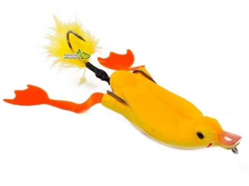 Воблер Savage Gear 3D Hollow Duckling weedless 100F 40г 03 Yellow