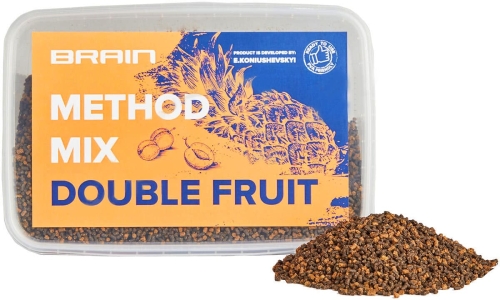 Прикормка Brain Method Mix Double Fruit (слива/ананас) 400г