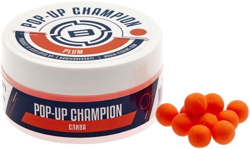 Бойлы Brain Champion Pop-Up - Plum (слива) 10мм
