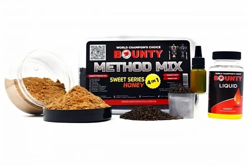 Прикормка Bounty Method Mix (4 в 1) 400г - Honey (мед)