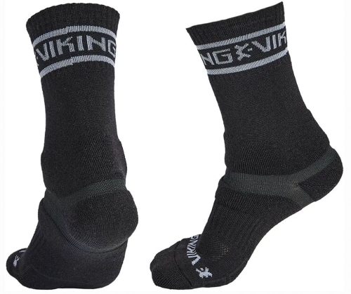 Шкарпетки Viking Fishing Magnus, чорно-сірі