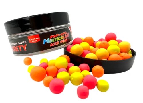 Бойлы Bounty Pop-Up Multicolor Multisize - Acid Pear (кислая груша) 6/8/10мм 84шт