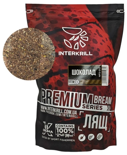 Прикормка Interkrill Premium 1кг Лещ-Шоколад