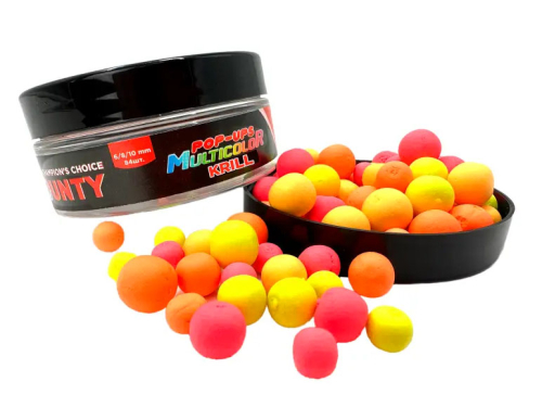 Бойли Bounty Pop-Up Multicolor Multisize - Krill 6/8/10мм 84шт
