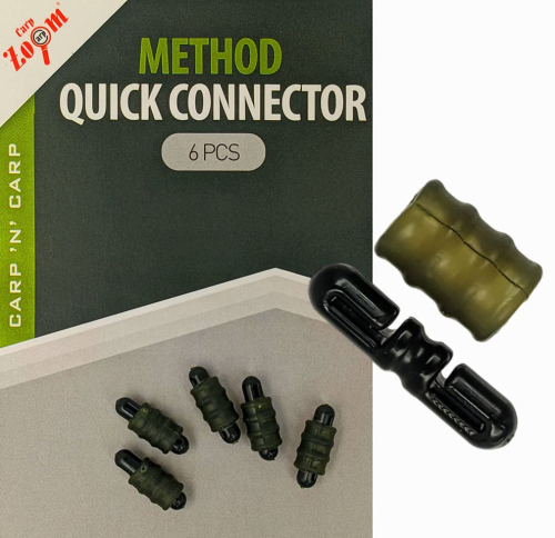 Швидкознімач для методних повідців Carp Zoom Method Quick Connector (6шт/уп)