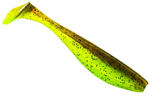Силикон Fishup Wizzle Shad 2,0" 204 - Green Pumpkin/Chartreuse (10шт/уп)