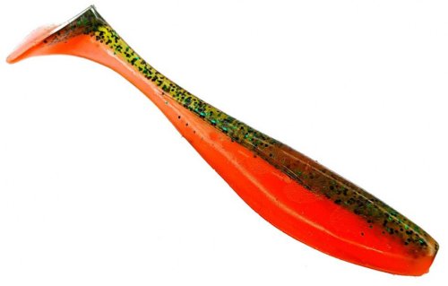 Силікон Fishup Wizzle Shad 2,0" 205 - Watermelon/Flo Orange (10шт/уп)