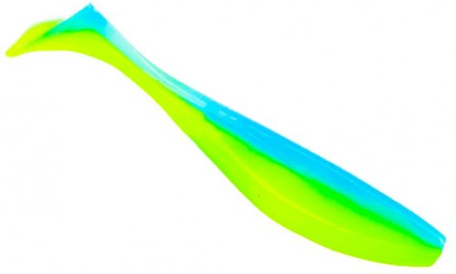 Силикон Fishup Wizzle Shad 2,0" 206 - Sky/Chartreuse (10шт/уп)