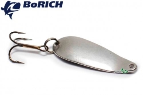 Блешня BoRich "Крапля" 1,8 г срібло