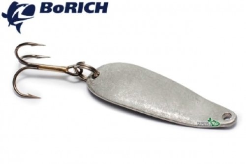 Блесна BoRich "Капля" 1,8г серебро матовое