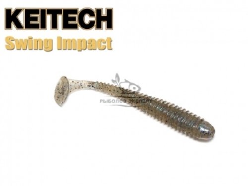 Силикон Keitech Swing Impact 3,0" - 310 Electric Smoke