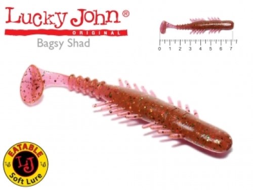Силикон Lucky John Bagsy Shad 2,8" S14