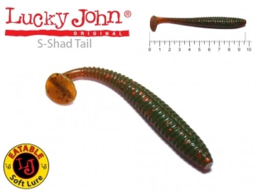 Силикон Lucky John S-Shad Tail 3.8" col.PA16