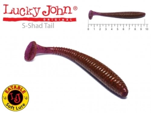 Силікон Lucky John S-Shad Tail 3.8" col.S13