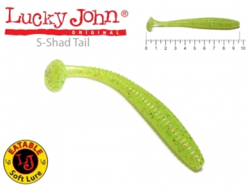 Силікон Lucky John S-Shad Tail 3.8" col.S15