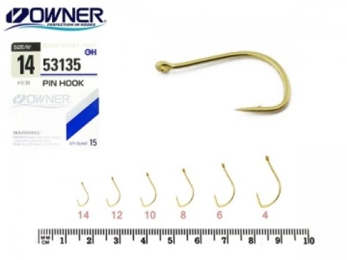 Крючки Owner 53135 Pin Hook № 08