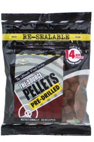 Пеллетс Dynamite Baits The Source Pellets Pre-Drilled 350г 14мм