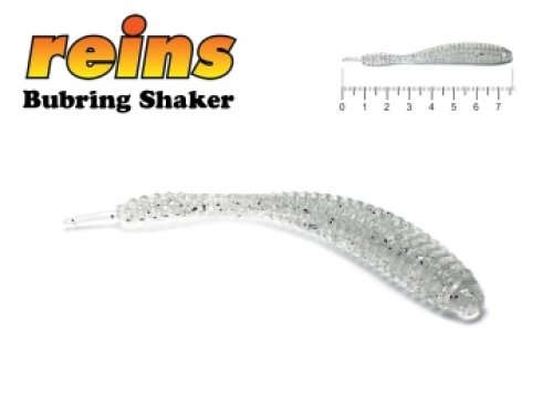 Силикон Reins Bubbring Shaker 3,0" 147 Aji King Silver