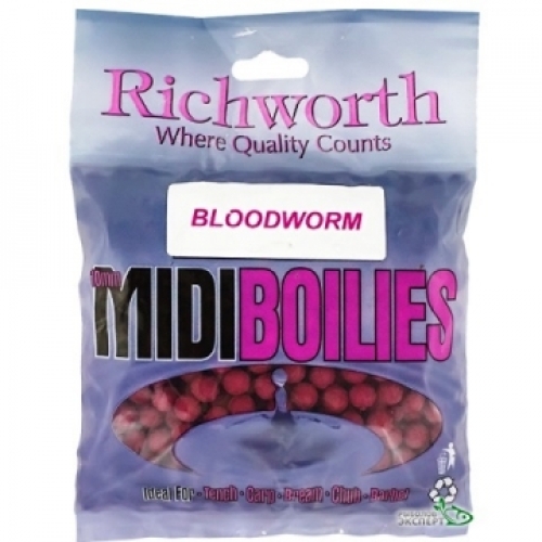 Бойли Richworth Midi Boilies Ø10мм 225г Bloodworm