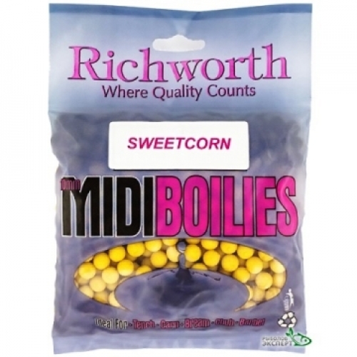 Бойли Richworth Midi Boilies Ø10мм 225г Sweet Corn