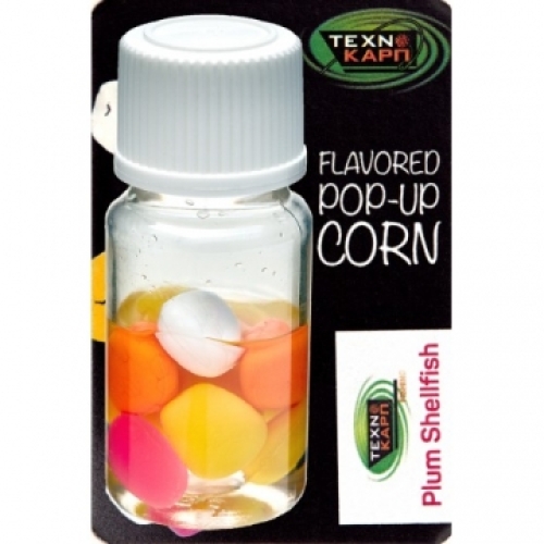 Кукурудза силіконова Technocarp Flavored Pop-Up Corn - Plum/Shellfish (Слива/Мушля)
