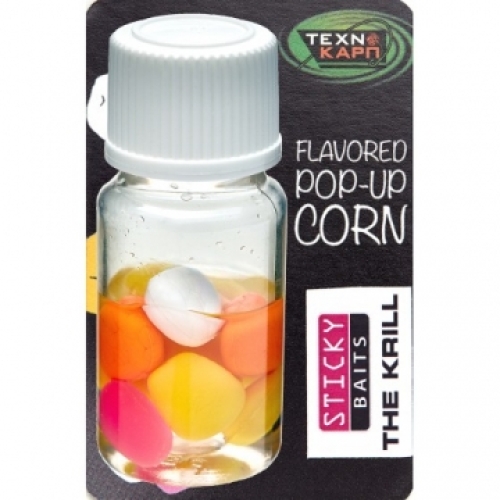 Кукуруза силиконовая Technocarp Flavored Pop-Up Corn - The Krill Sticky Baits (Криль)