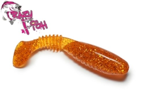 Силикон Crazy Fish Dainty 8.5см col.09 Caramel-кальмар
