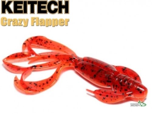Силікон Keitech Crazy Flapper 2,8" - 407 Delta Craw