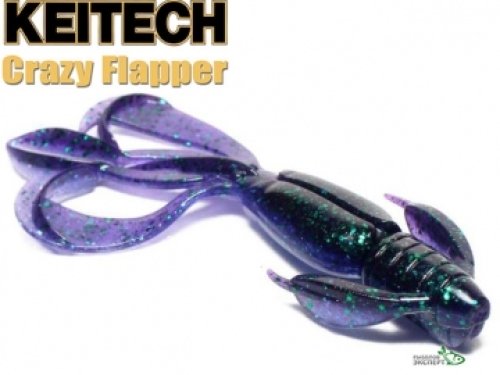 Силікон Keitech Crazy Flapper 2,8" - 408 Electric June Bug
