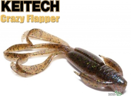 Силікон Keitech Crazy Flapper 4,4" - 409 Electric Candy