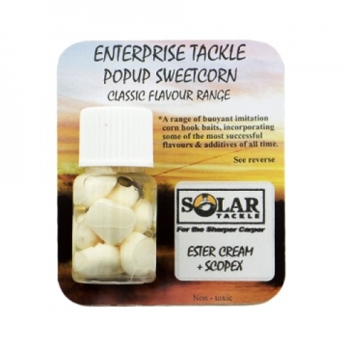Кукуруза искусственная Enterprise Tackle Pop-Up Sweetcorn - Solar Ester Cream & Scopex