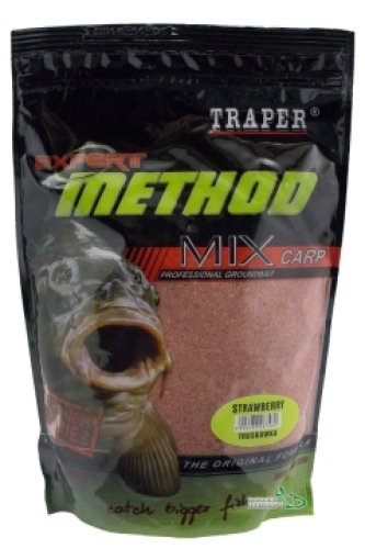 Прикормка Traper Method Mix 1кг Полуниця