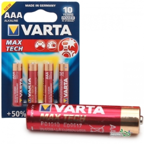 Батарейка Varta Max Tech AAA 4703