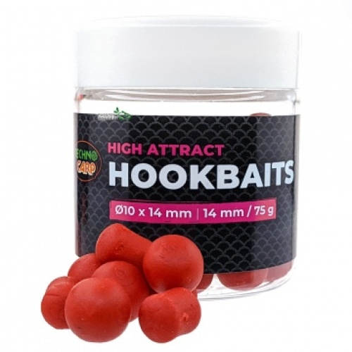 Бойли Technocarp Hookbaits Strawberry 14мм, 10x14мм