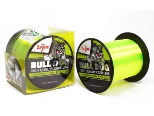 Леска Carp Zoom Bull-Dog Fluo Carp Line 1000м салатовая